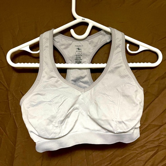 💄2 for 15$💄Athletic Works Off White Sports Bra Size Large Womens US - Picture 3 of 5